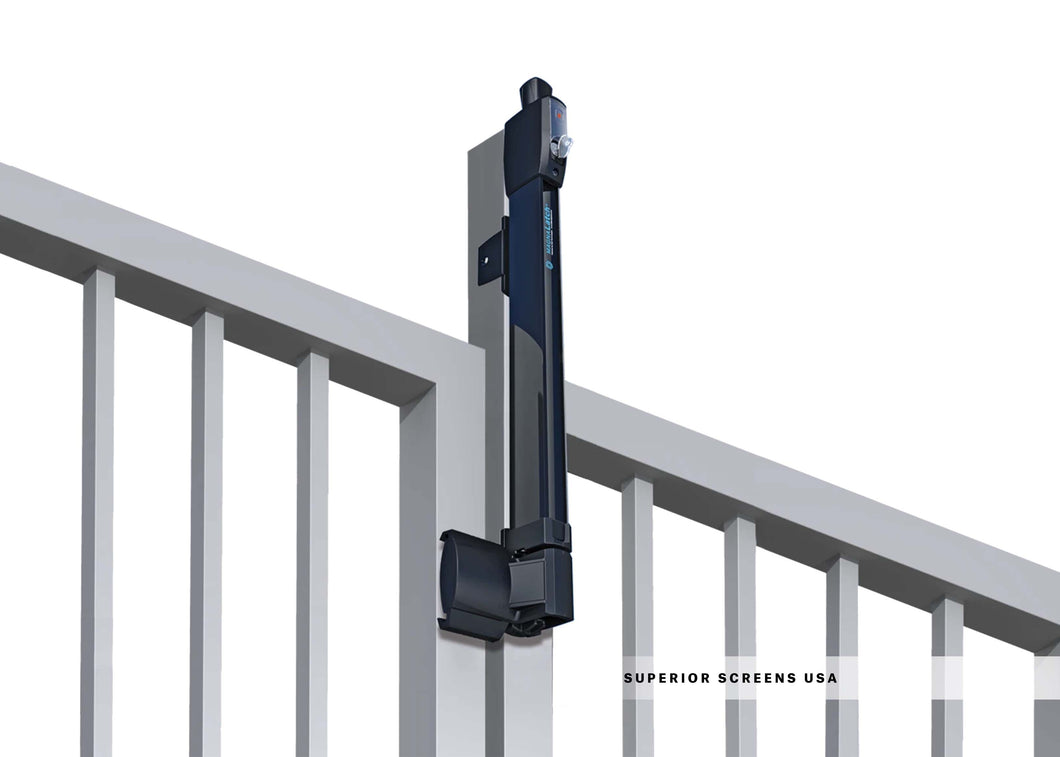 Magnalatch S3 Top Pull Gate Lock in Black and Stainless Steel